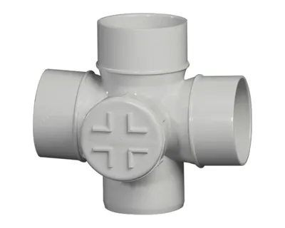 Supreme uPVC Cross Tee With Door