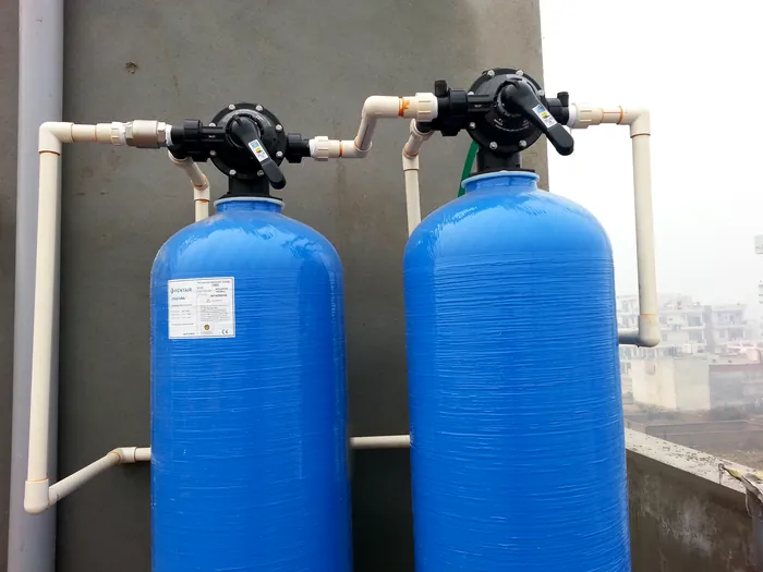 Real site photo: Water softener & filter